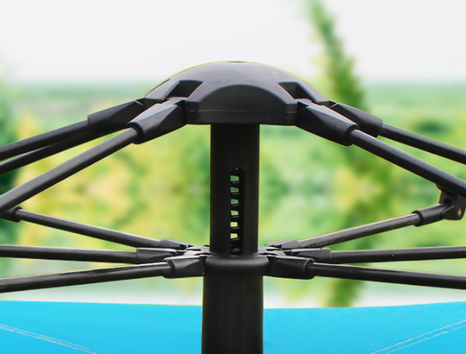 Hexagonal Tent Outdoor Full-automatic Hydraulic Double-layer Rainproof Tent 2