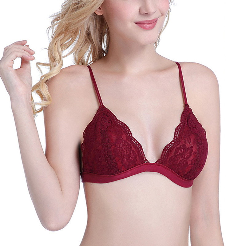 Title 10, Lightweight Lace Wireless Bra Underwear experie...