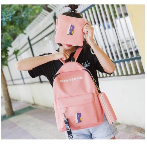 Title 4, Women Backpack School Bag Beg Sekolah