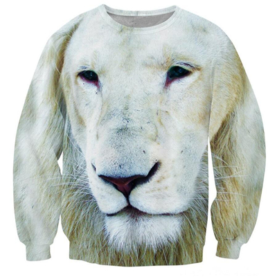 3D Digital Printing Men's Round Neck Sweatshirt