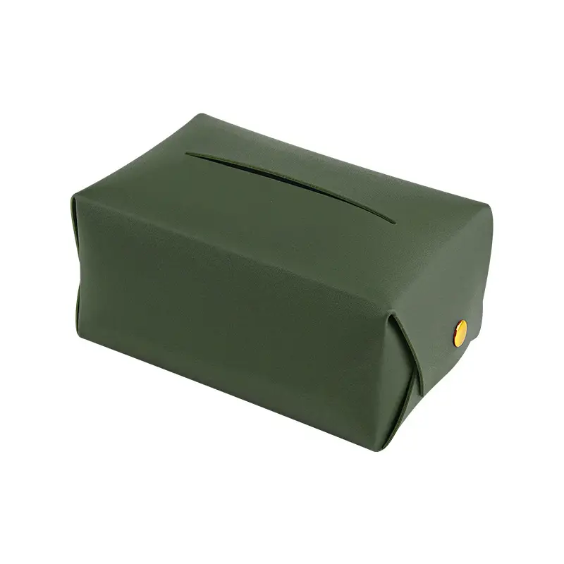Simple Leather Tissue Box For Retro Car