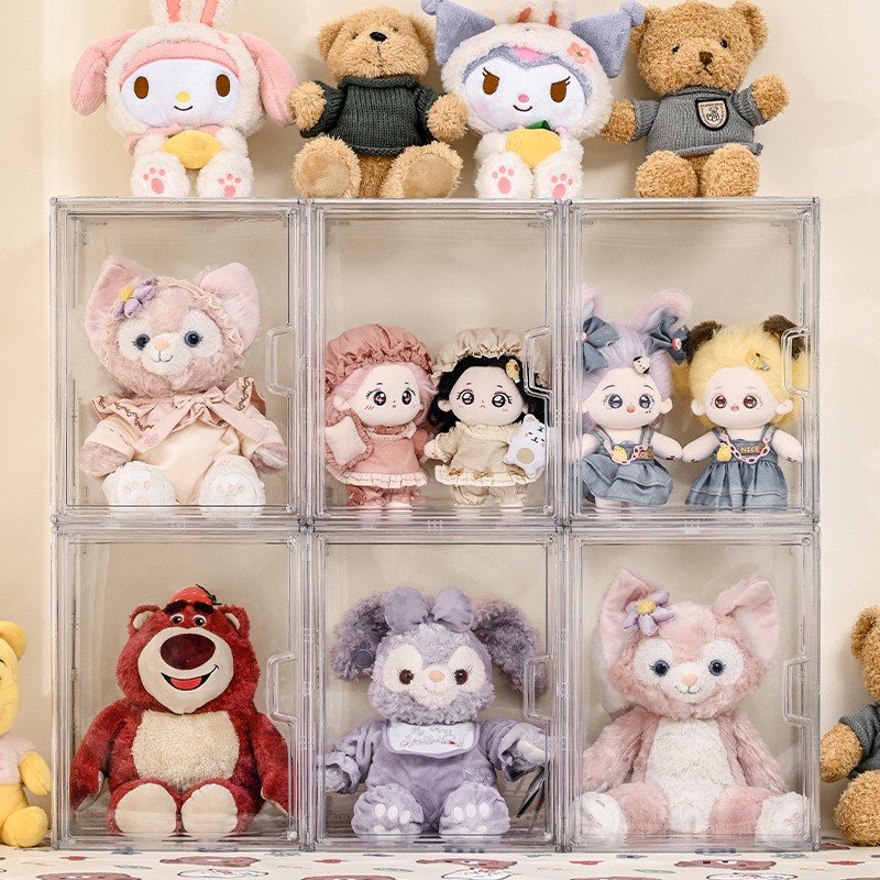Acrylic Display Case Clear Box Dustproof Collectibles Model UK — image 4