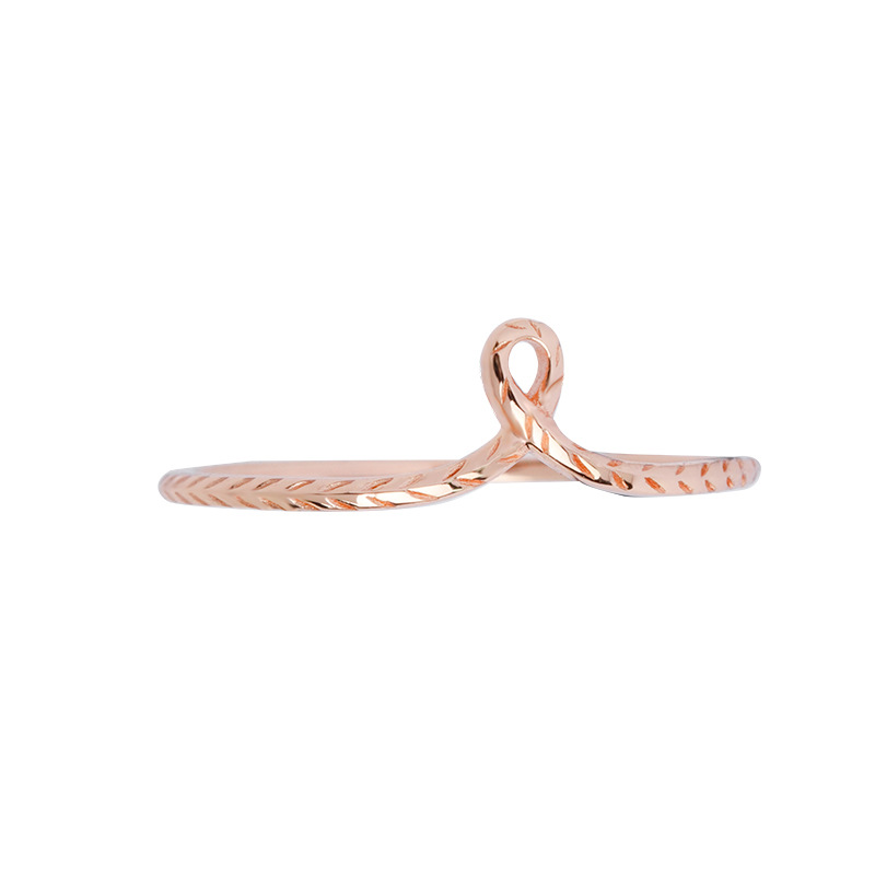 Title 2, 925 Sterling Silver Gilded Fine Ring Female