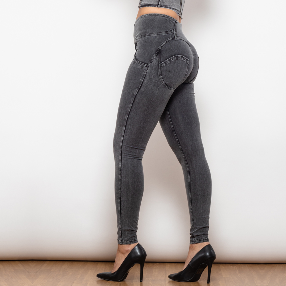 Title 6, Shascullfites Melody Grey Lift Jeggings Levanta...