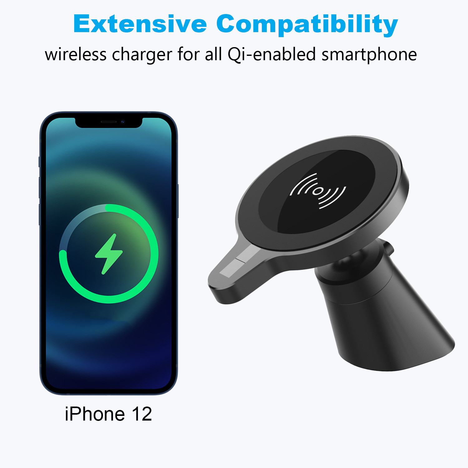 Wireless Charging Mobile Phone Holder Navigation Automatic Induction - Image 2