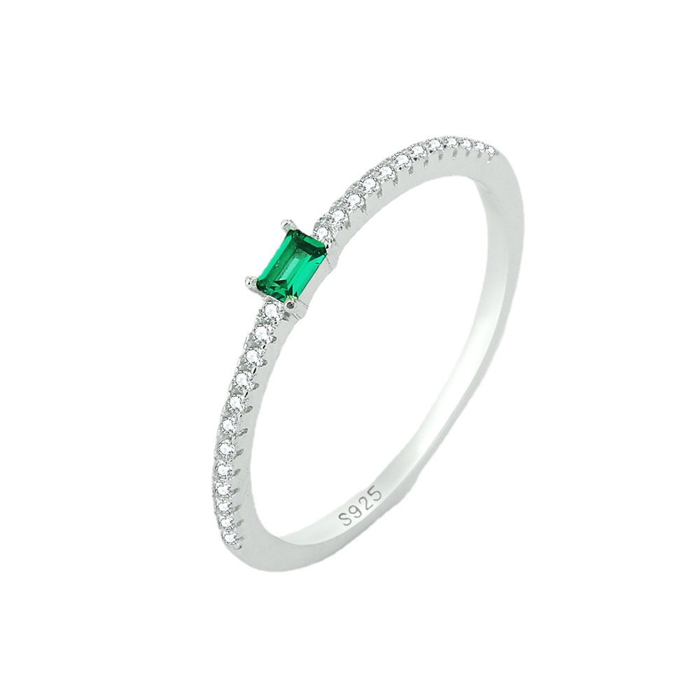 Title 5, Square Diamond Emerald Full Diamond Fashion Rec...