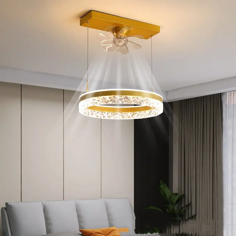 The New Ceiling Light Invisible Fan Scandinavian Luxury Fan