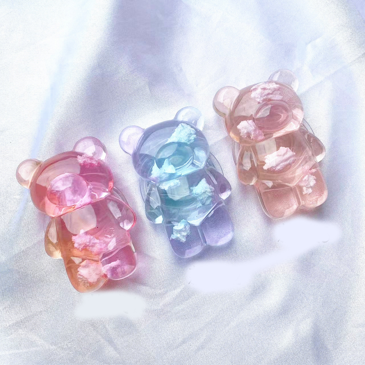 Gradient Bear White Cloud Mobile Phone Airbag Holder - Image 7