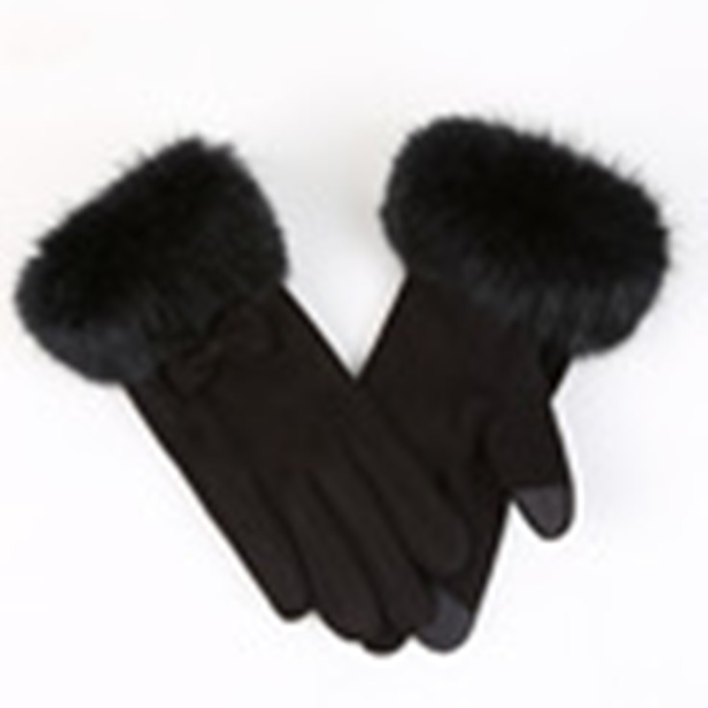Suede Winter Gloves, picture 6 of 8