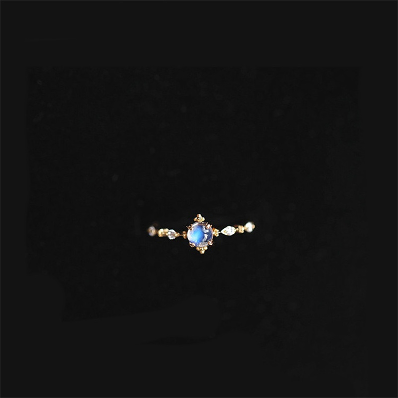 Women's Sterling Silver Gold Plated Ring