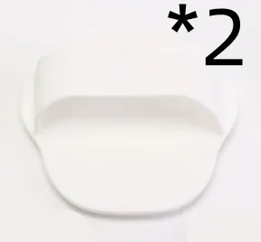 Massage Cleaning Silicone Multifunctional Pet Bath Brush 2Pcs White - Shop at LoveMi