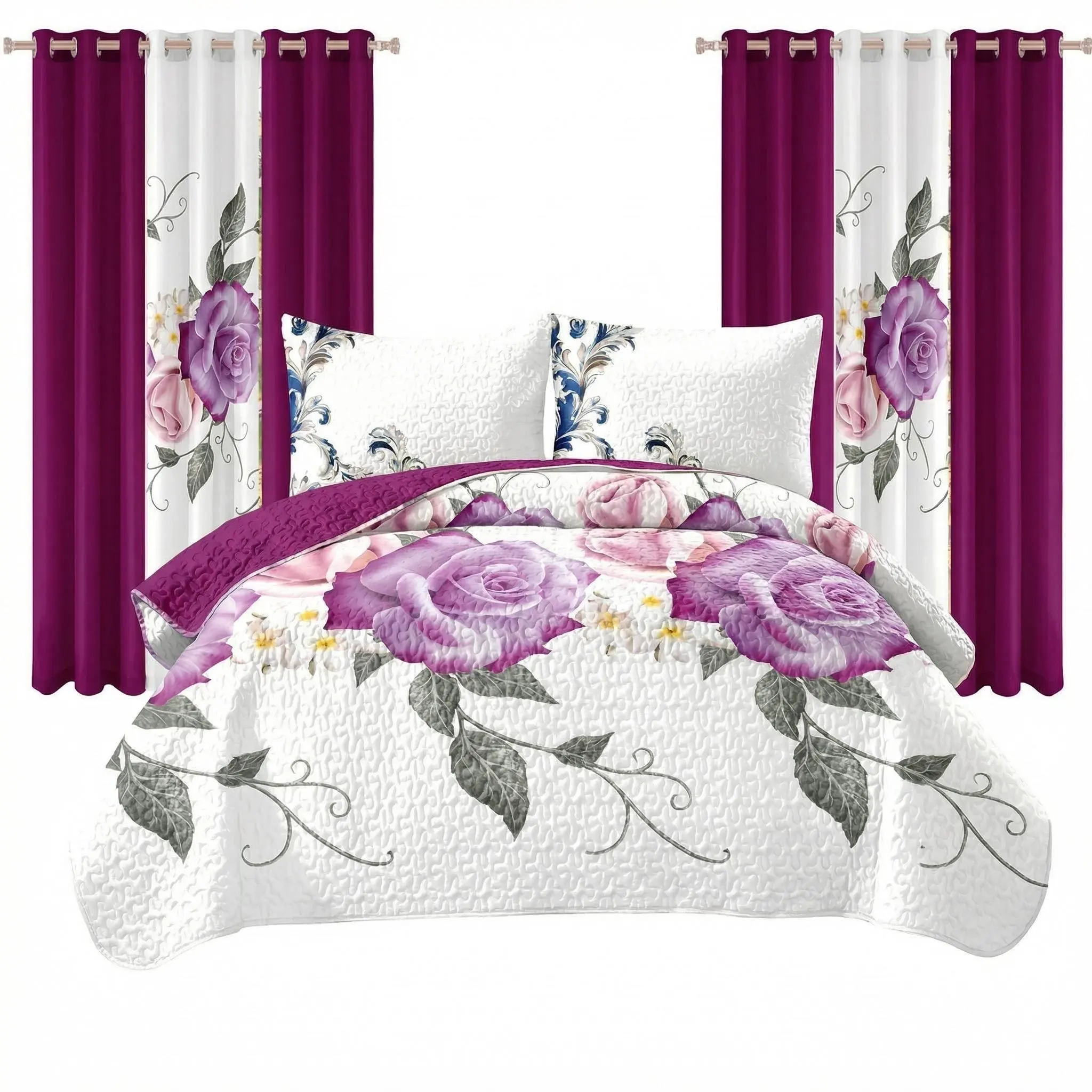 Room In A Bag Quilt And Curtain