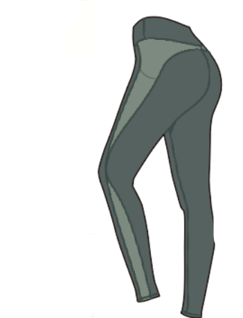 High Elastic Nude Running Fitness Pants
