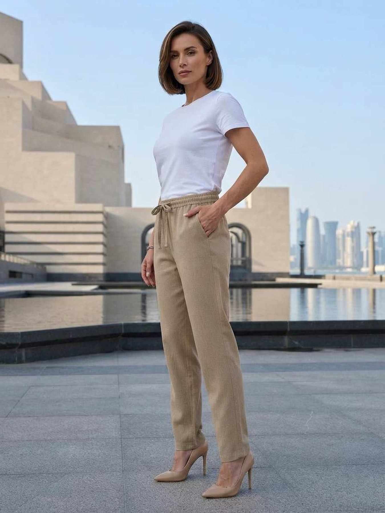 Ladies Long Trousers, Straight Leg Pants, Women Casual Pants, Casual Pants, Women Pants, Sports Pants, Women's Long Pants, Sweatpants, Casual Drawstring Pants Women Everyday Wear Bottoms