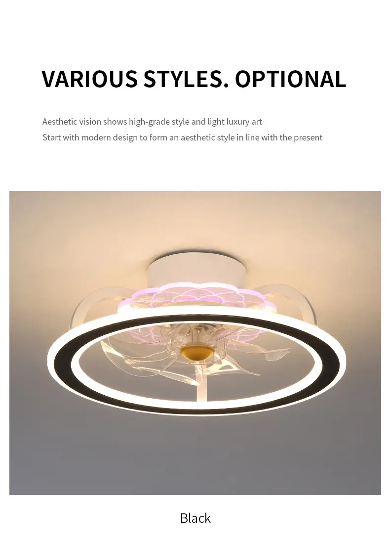Bedroom Ceiling Lamp Modern Fan