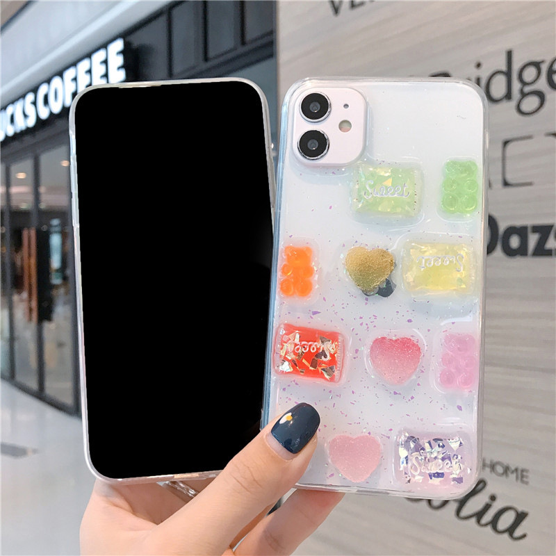 Mobile Phone Glue Candy Transparent Case - Image 5