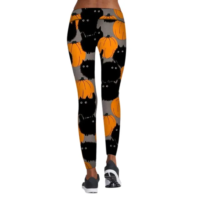 Printed Leggings Halloween Sports Yoga Pants High Stretch Pencil Pants 1Style - Shop at LoveMi