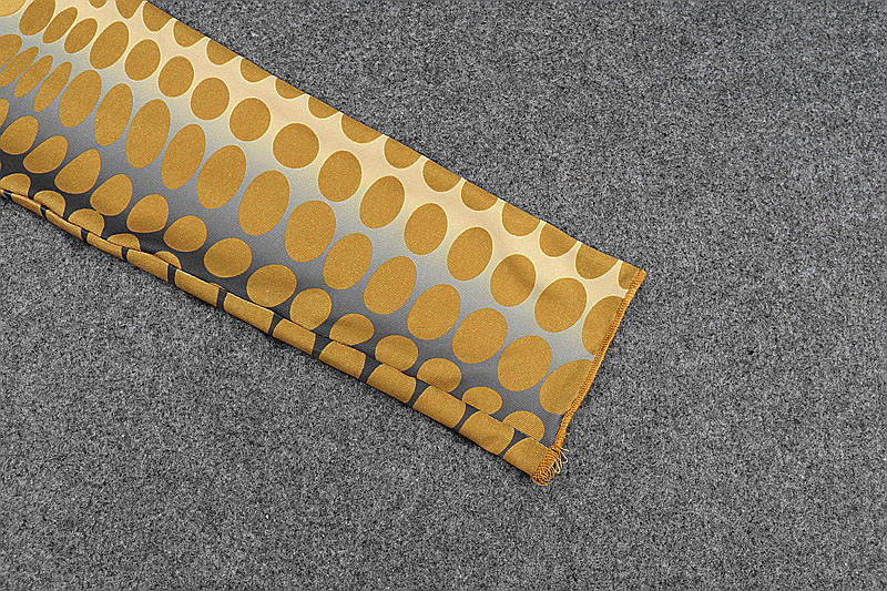 Creative Gradient Polka Dot Print Long Sleeve Pullover