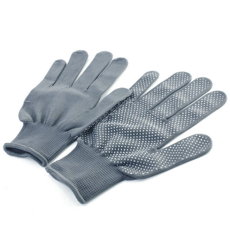 Pair Heat Resistant Gloves Curling Protective Heat Proof For Hair Straightener T
