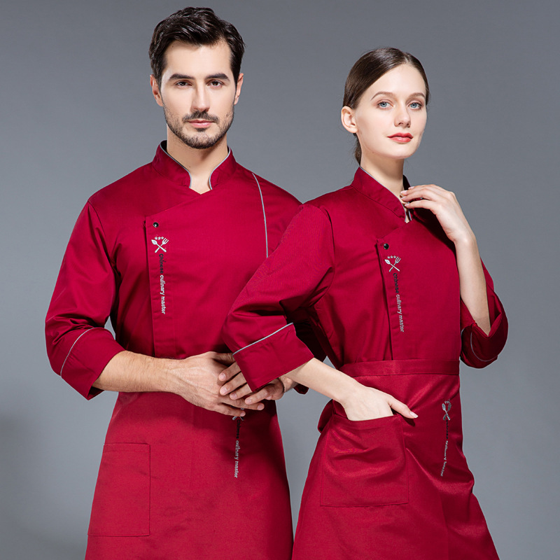 Title 7, Ropa de trabajo creativa de chefs con impresión...