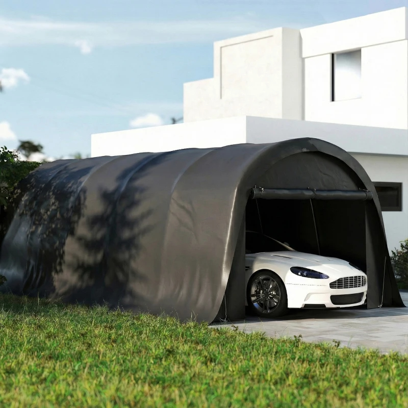 Heavy Duty Carport, UPF50 Portable Garage Car Canopy Tent With Galvanized Frame,For Items Shipped In Multiple Packages, Please Pay Attention To The Dimensions And Weight In The Product Details.