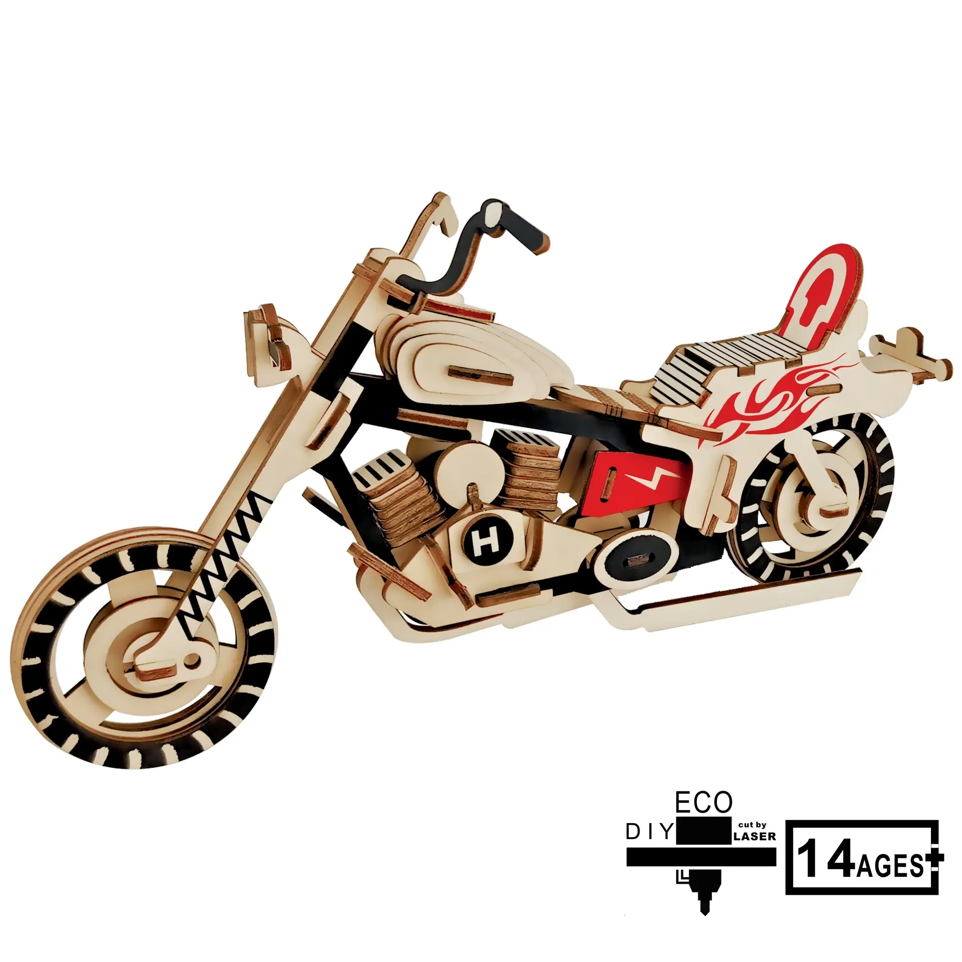 Laser Cutting Of Wooden Three-dimensional Puzzle