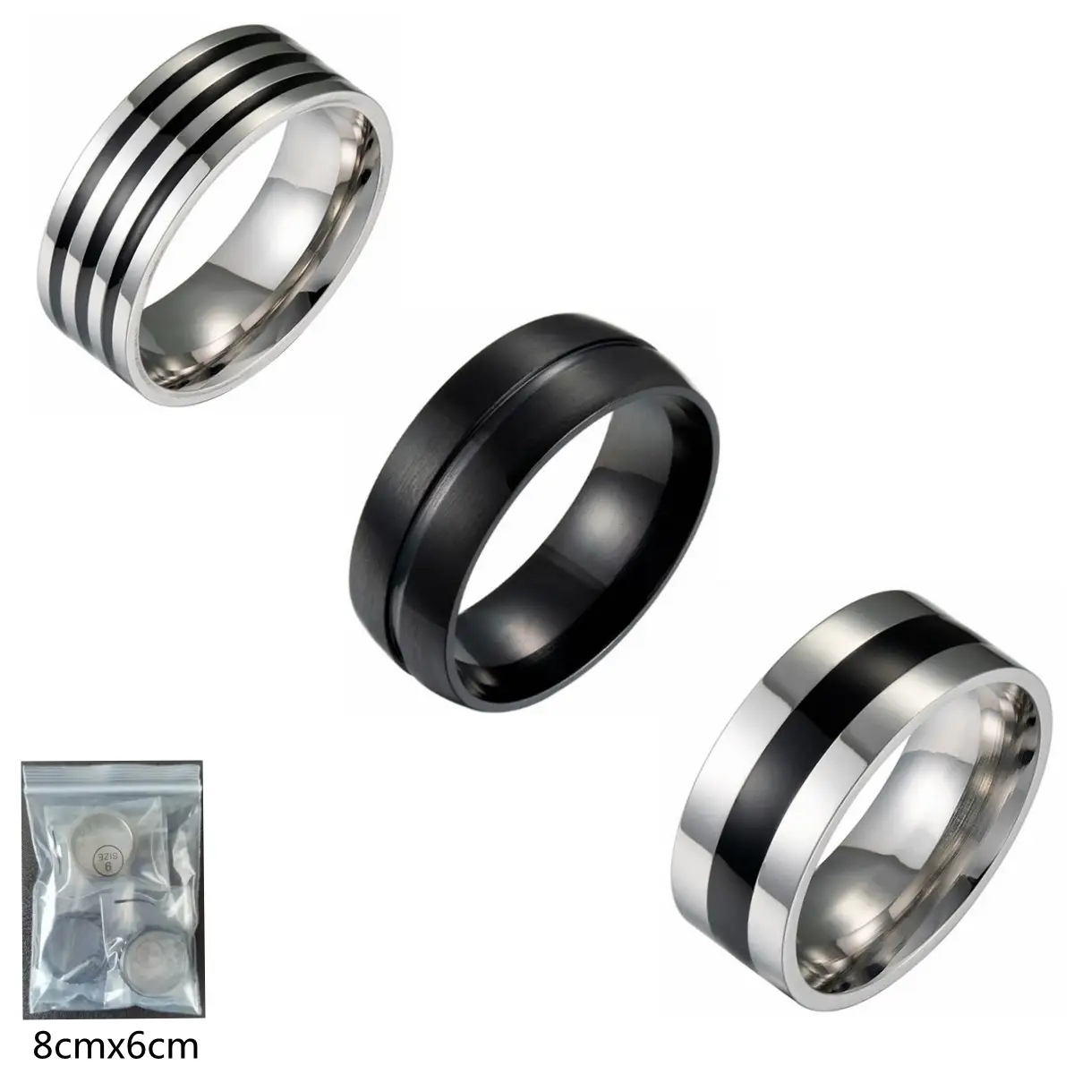 Fashion Stainless Steel Oil Dropping Ring