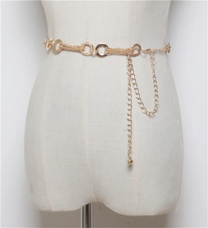 Hair Waist Chain Women's Fine Matching Dress Shirt Jacket Belt