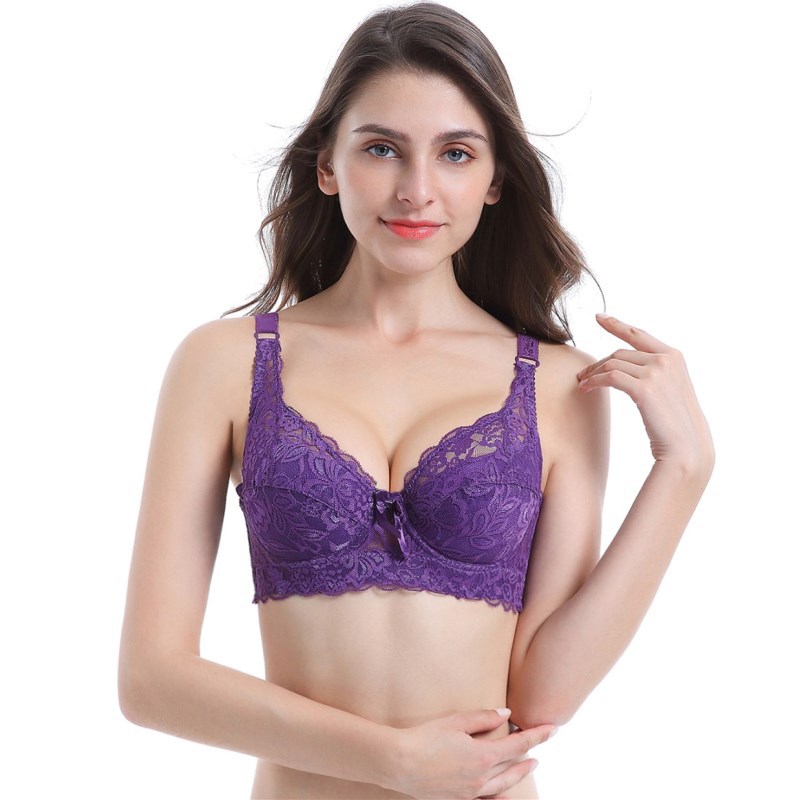 Title 5, Lace Sexy Plus Size Thin Bra