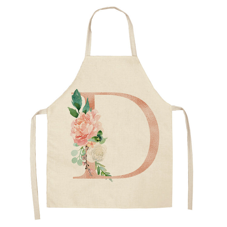 Title 3, Letter series cotton and linen apron