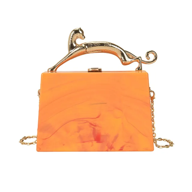 Acrylic Box Bag Candy Coloured Girl Yellow - Shop at LoveMi