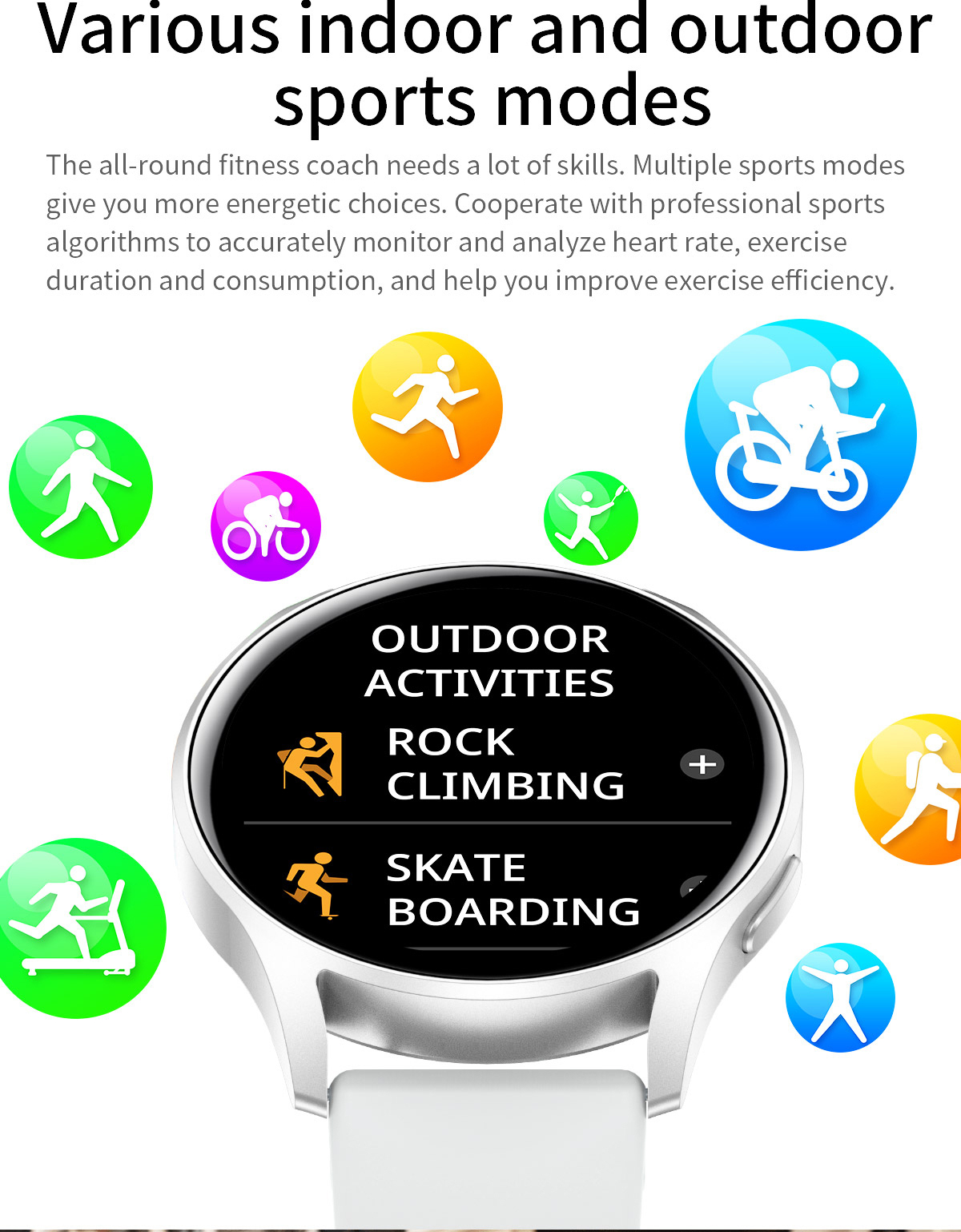 Trendy Smart Watch, Smart Watch For Men And Women, Make,answer Calls, Wireless Smart Watch, Fitness Tracker With Calorie Tracker, Pedometer, Text Notifications, Compatible With IPhone And Android, Per