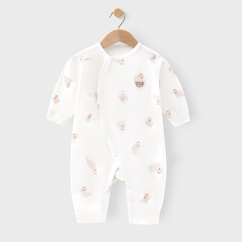 Bear button onesie