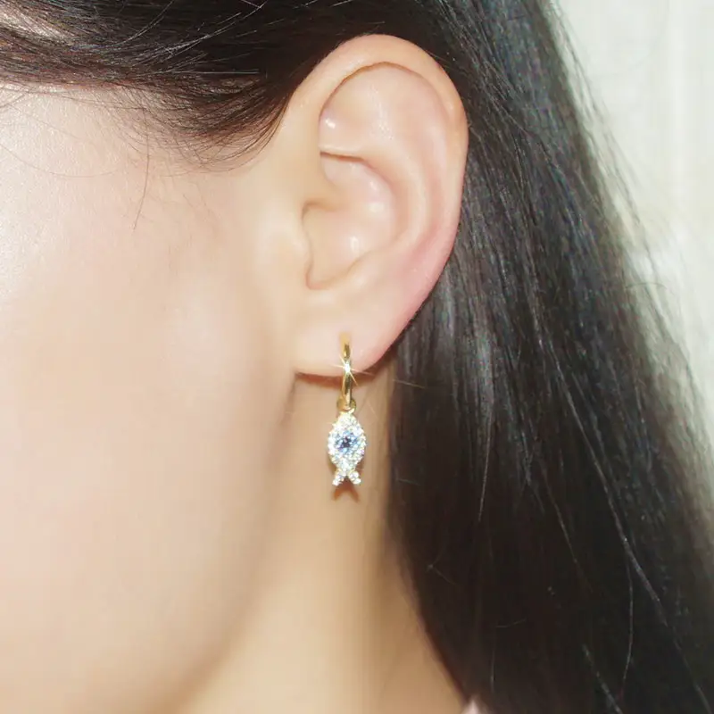 Women's Diamond Anti-allergy S925 Sterling Silver Earrings