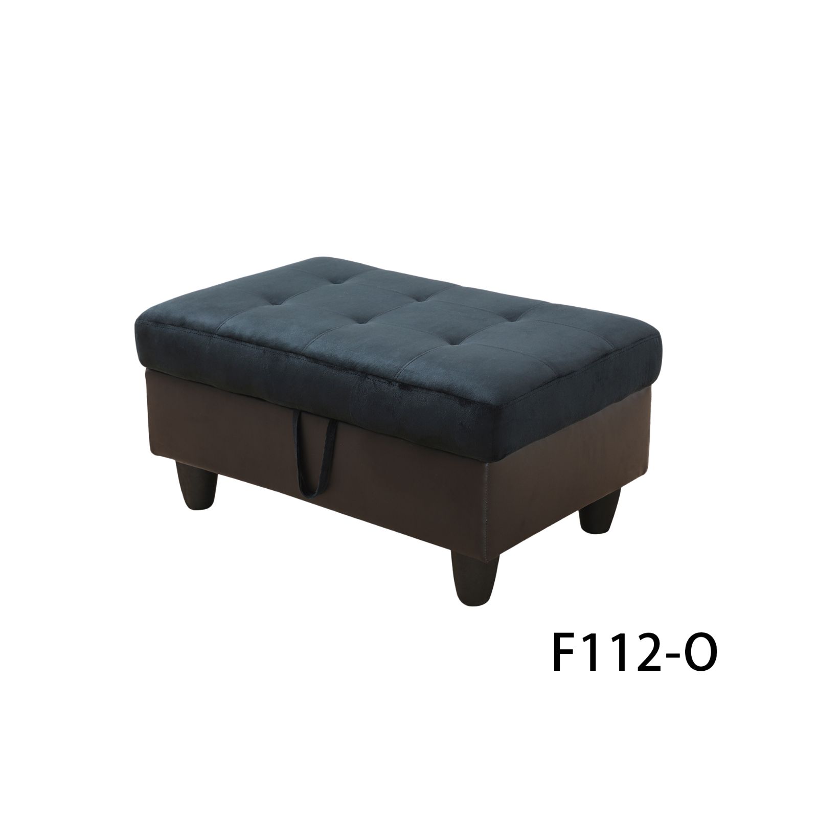 Pickup Only--Dark Blue And Brown Color Lint And PVC 3-Piece Couch Living Room Sofa Set