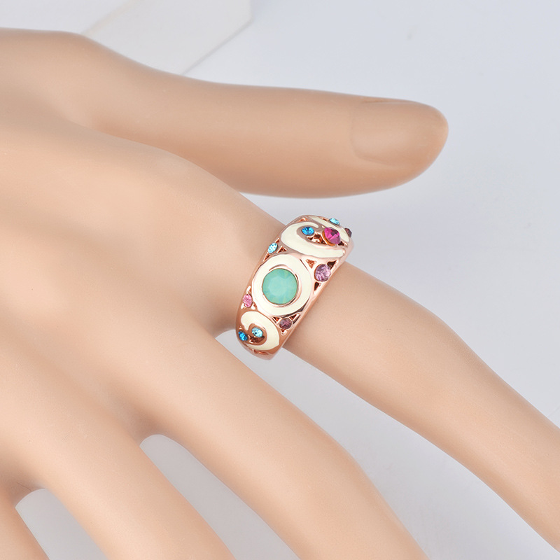 Bohemia Small  Oil Drop Diamond Ring