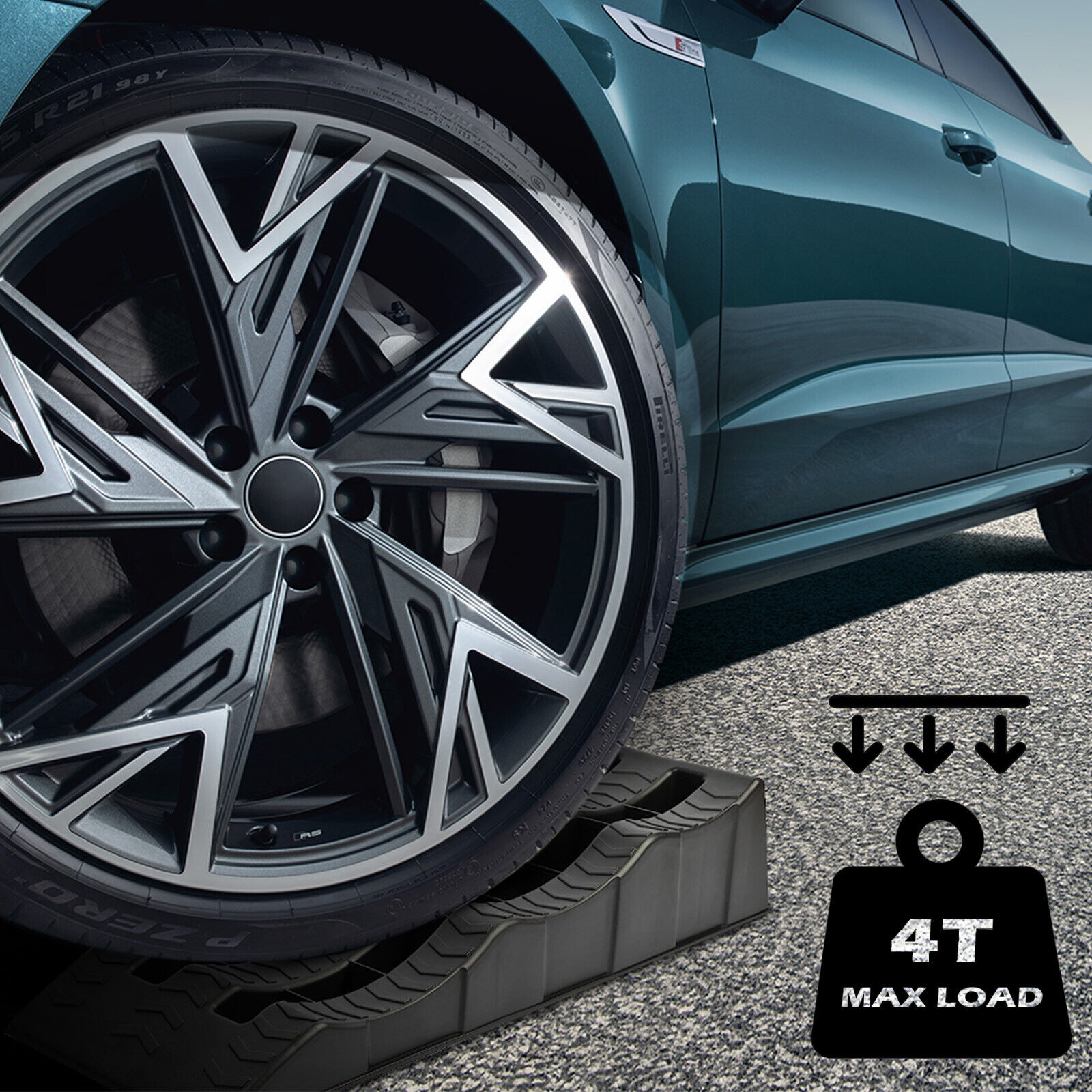 2pcs Triple Levelling Ramps , 6  120mm High,3.5T Per Axle Miilenco C W BAG