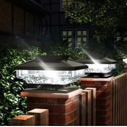 6 Pack Outdoor Post Cap Lights Cold White IP65 Waterproof For Deck Fence Post Pa