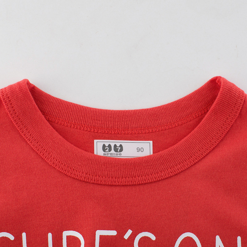Fashion Children's Short-sleeved T-shirt Male Baby Clothes Half-sleeved Top