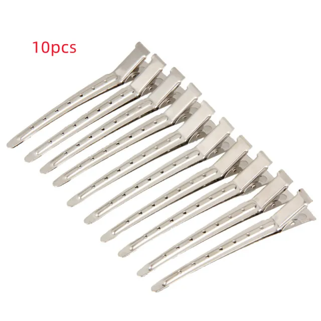 Fashion Hairdressing Stainless Steel Duckbill Clip 10 Pieces Per Pack - Shop at LoveMi