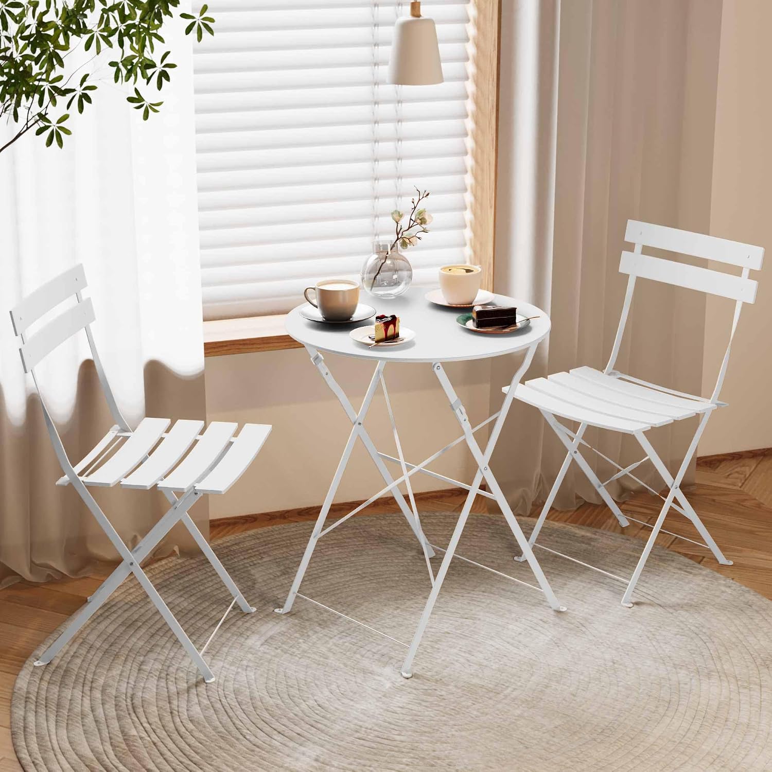 3-Piece Foldable Bistro Set, picture 6 of 7