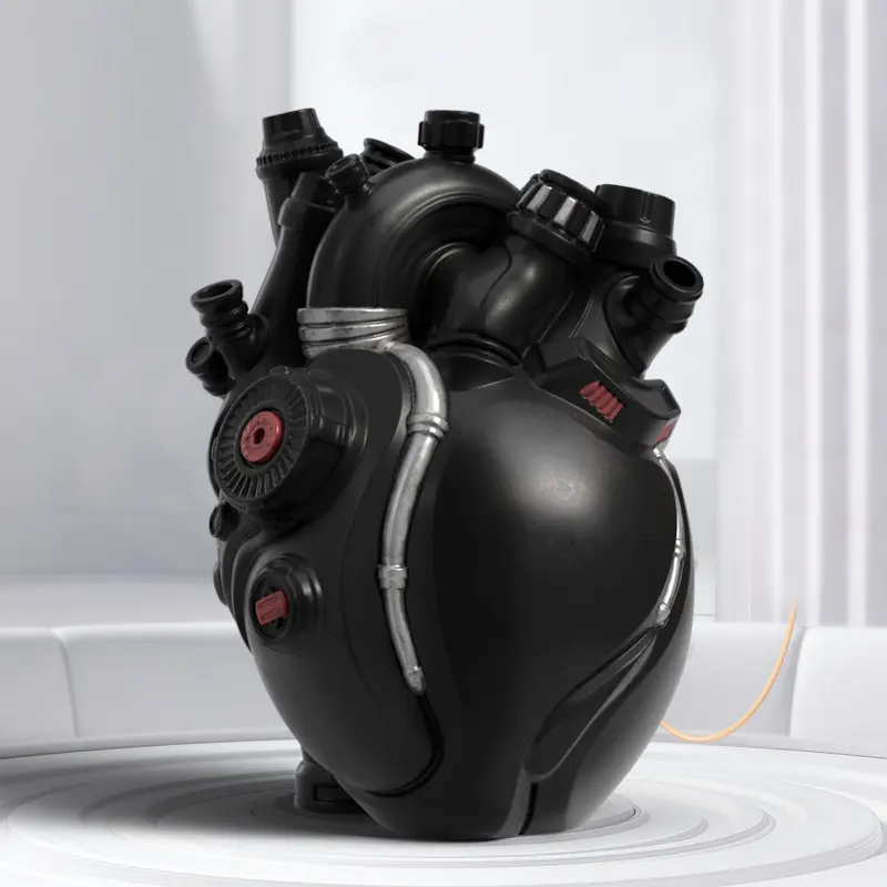 Cyber Punk Simulation Heart Vase Ornament Creative Technology Halloween