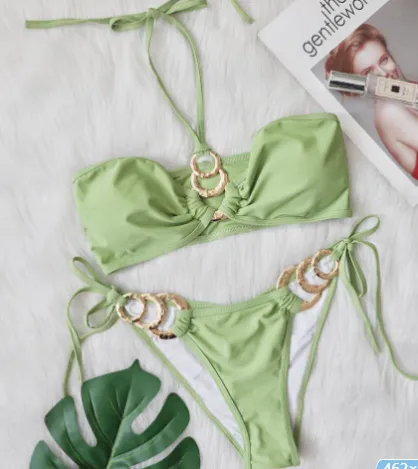Swimwear Bikini Fashion Ladies European Green - Shop at LoveMi