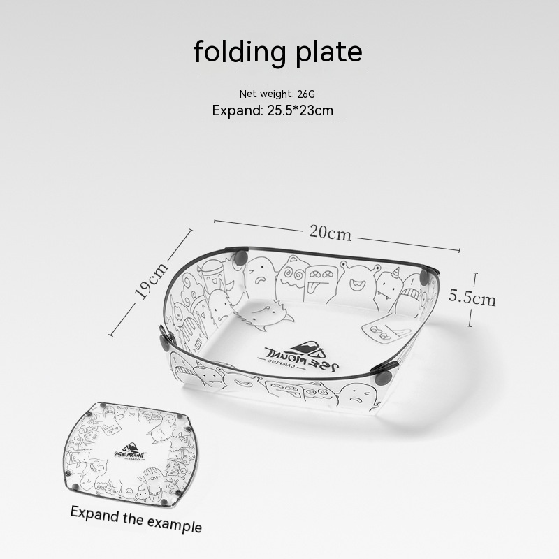 1Folding tray