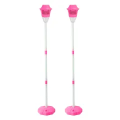 2Pack 3 In 1 Standing Bubble Machines With Colourful Lights And Music Rechargeable Bubble Maker Stands With 2 Modes 3 Adjustable Height For Party We... - View 1
