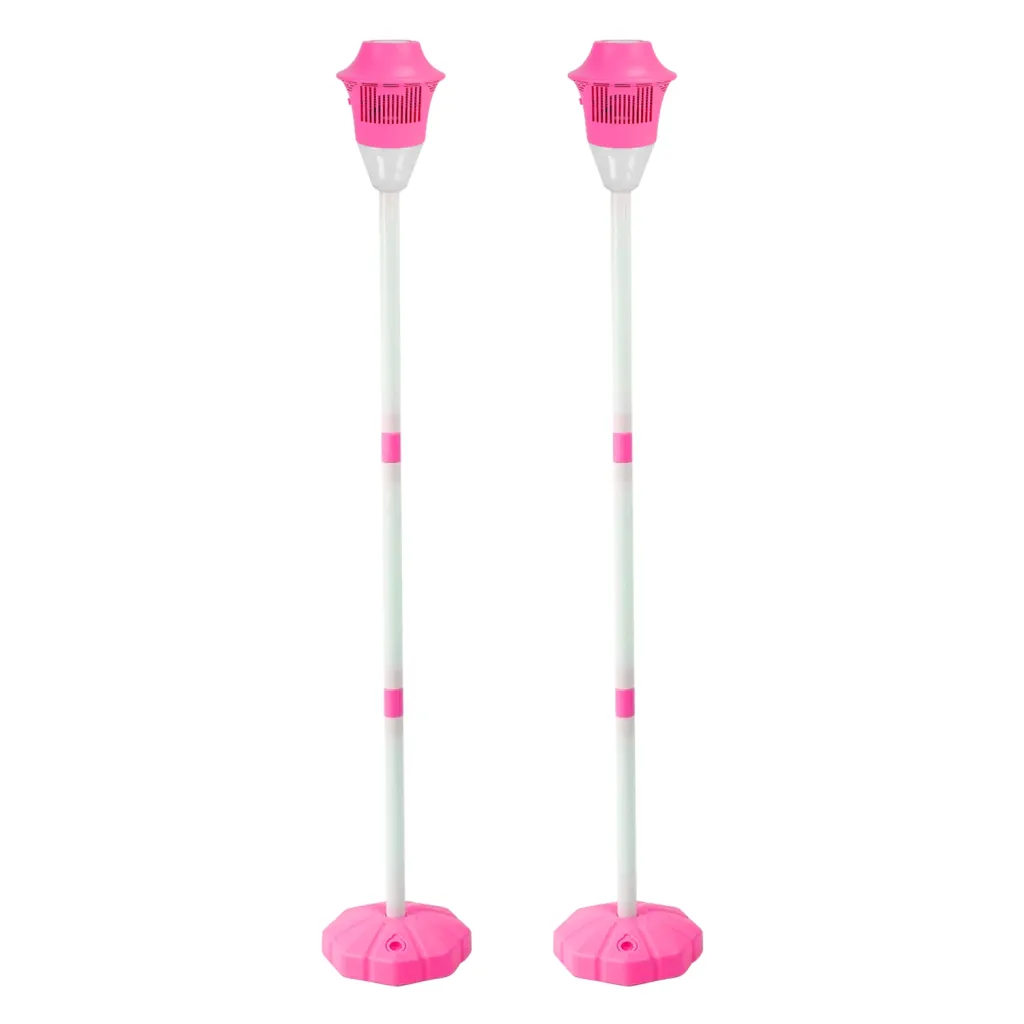 2Pack 3 In 1 Standing Bubble Machines With Colorful Lights And Music Rechargeable Bubble Maker Stands With 2 Modes 3 Adjustable Height For Party We...