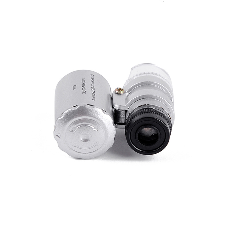 Pocket-sized 60 Times Microscope LED Light, Miniature