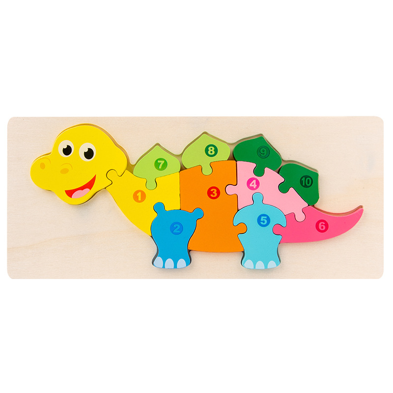 Title 6, Dinosaur Buckle 3d Three-dimensional Puzzle Woo...