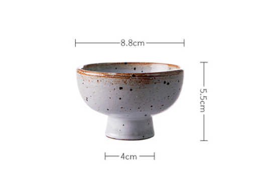 Title 1, Japanese-style Underglaze Vintage Pottery Bowl ...