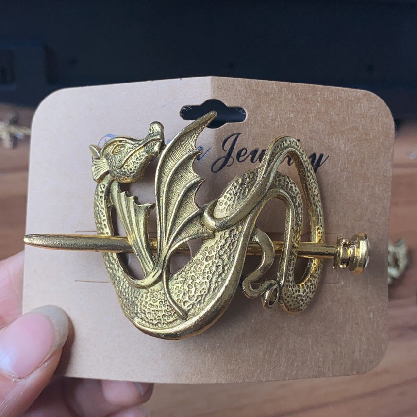 Retro Alloy Ethnic Style Antique Hairpin Hair Ornament Ancient Gold - Shop at LoveMi